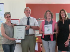 Gruppenfoto mit Herr Puschmann und Frau Bösch