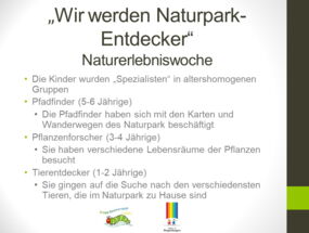 Naturerlebniswoche