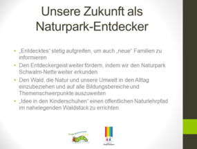 Unsere Zukunft als Naturpark-Entdecker